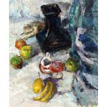 Margery Soraka (1920-1990) Still life - fruit signed (lower right) watercolour 38cm x 55cm; and