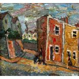 Barrington Tabb (b.1934) ''Summer Evening, Church Lane, Clifton Bristol'', 1991 signed, dated and