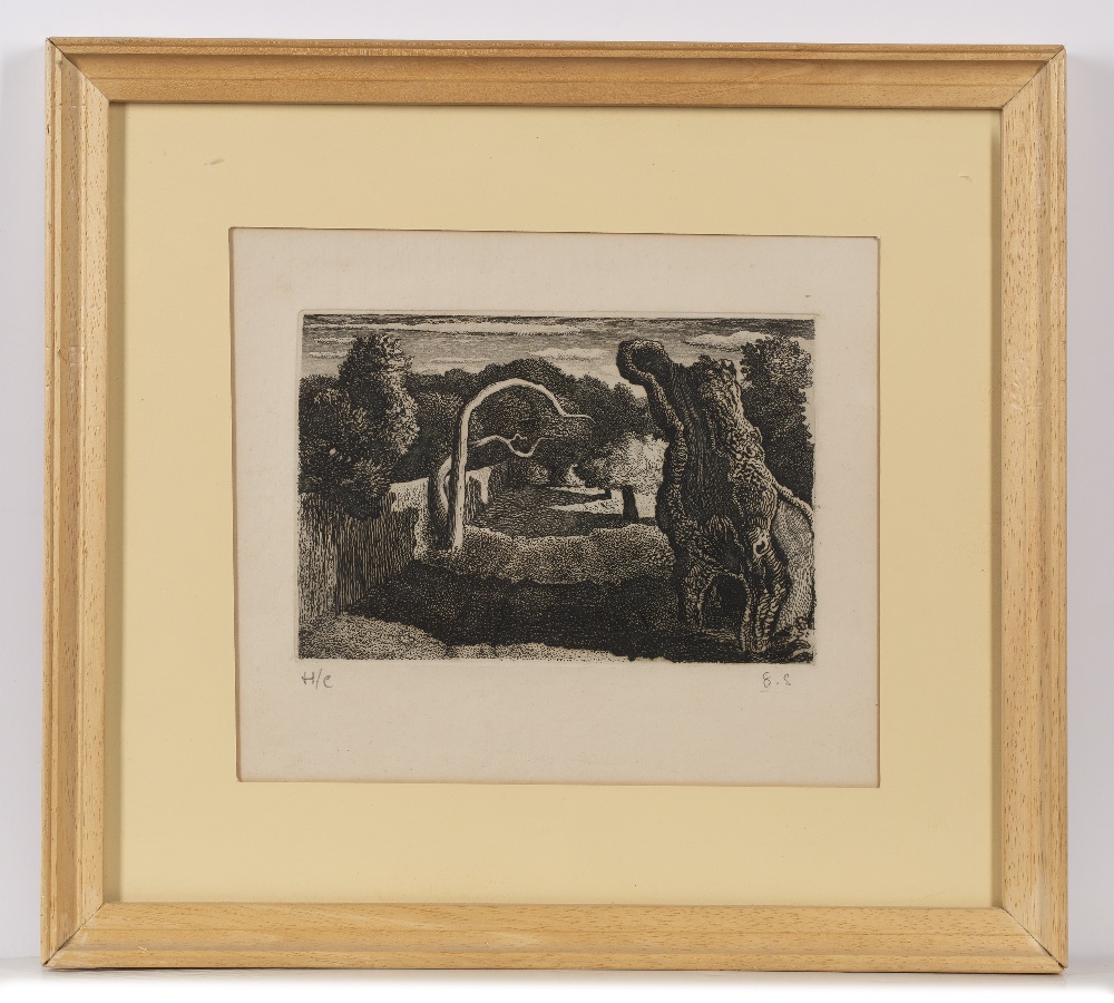 Graham Sutherland (1903-1980) "Pastoral", 1930 H/C, inscribed and signed with initials in pencil (in - Image 2 of 3