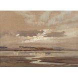 Eric Walker Powell (1886-1933) Aberlady Bay, 1932 signed, inscribed with titled and dated