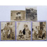 EMIL S FISCHER A group of four sepia photographic prints of Native Americans, each stamped verso and