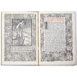 KELMSCOTT PRESS, A Note by William Morris on his aims in founding the Kemscott Press together with a