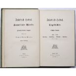 HEBBEL, Friedrich, 1813-1863, German Poet. Works in 12 volumes. Berlin, 1901. 8vo. Uniformly bound
