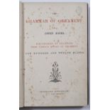 JONES, Owen, The Grammar of Ornament, Folio edition. Quaritch, London, 1868. (340x240mm) 112 plates,