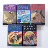 ROWLING, J.K. A Group of Hard back Titles. 1st and early editions vis: Harry Potter and The Half-