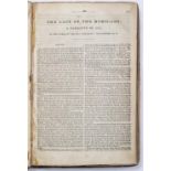 COOPER, James Fenimore, A bound early serialization of three novels 'The Last of the Mohicans' (