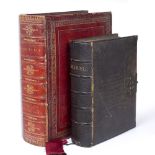 THE HOLY BIBLE, Clarendon Press, Oxford, 1807. Vol. 2 only of 2. Bound in glt. Tooled red morocco.