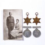 A SET OF WW II CAMPAIGN MEDALS IN ORIGINAL BOX, awarded posthumously to Pte. Norman Cato, First
