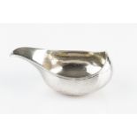 A GEORGE III SILVER PAP BOAT, maker's mark rubbed but possibly Robert Hennell I, London 1773,