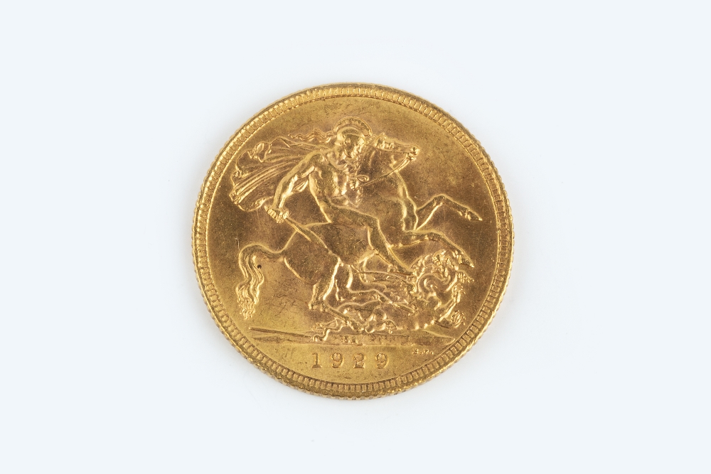 A GEORGE V SOVEREIGN, dated 1929