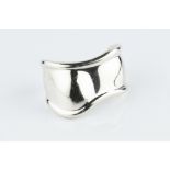 A SILVER 'BONE' CUFF BANGLE DESIGNED BY ELSA PERETTI FOR TIFFANY & CO., signed and stamped '925