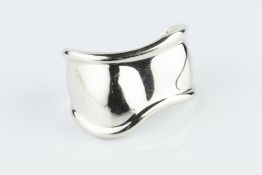 A SILVER 'BONE' CUFF BANGLE DESIGNED BY ELSA PERETTI FOR TIFFANY & CO., signed and stamped '925