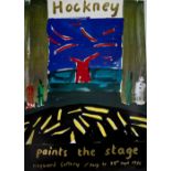 After David Hockney (b.1937) Hockney Paints the Stage, 1985 for The Hayward Gallery lithograph