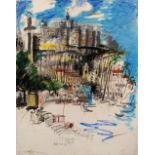 20th Century German School Harbour scene - Salvador Bahia, Brazil, 1961 indistinctly signed and