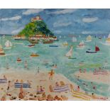 Alan Furneaux (b.1953) St Michaels Mount signed (lower right), titled (to reverse) oil on canvas