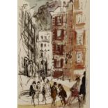 Feliks Topolski (1907-1989) Fountain Court, 1974 46/210, signed and numbered in pencil (in the