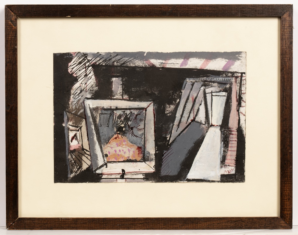 Anthony Whishaw (b.1930) Interior with Painting, 1987-90 signed with initials (lower right) - Image 2 of 3