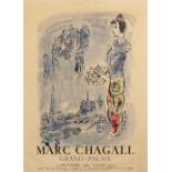 Marc Chagall (1887-1985) Exhibition poster Grand Palais, 1969-1970 lithograph 67 x 49cm.