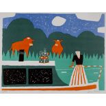 Julian Trevelyan (1910-1988) Canal Holiday, 1975 35/100, signed and numbered in pencil (in the