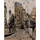 Ken Howard (b.1932) Corner Rue d'Aboukir, Paris, 2014 signed (lower left), titled and dated (to