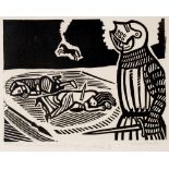 Edward Bawden (1903-1989) 'It was I', said Balin, 'that slew this Knight in my defence'; and 'Ah,