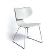 William Sawaya (b.1948) Maxima side chair, designed in 2002 polyurethane and stainless steel stamped