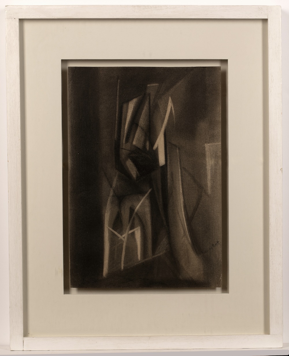 Francis Bott (1904-1998) Composition, circa 1948 signed (lower right) pencil on paper 36 x 25cm. - Image 2 of 3