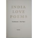 John Piper (1903-1992) India Love Poems signed by the artist and translator Tambimuttu 18 colour