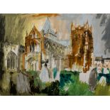 John Piper (1903-1992) Ottery St Mary (Levinson 402), 1987 34/100, signed and numbered in pencil (in