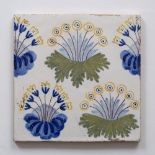 William Morris (1834-1896) Daisy pattern tile, circa 1870 15.5 x 15.5cm. Provenance: The Blanchett