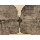 Naomi Frears (b.1963) Kiss signed and dated (to reverse) mixed media 29 x 39cm.