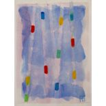 Anthony Benjamin (1931-2002) Blue Grass I, 2001 signed with monogram (lower right) watercolour 19