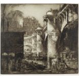 Frank Brangwyn (1867-1956) Pont Neuf, Paris, No.2, 1919 signed in pencil (in the margin) etching