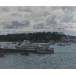 Christopher Sanders (1905-1991) Boats in Bénodet, France signed (lower right) oil on board 36 x