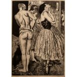 Laura Knight (1877-1970) Three Graces of the Ballet, 1926 signed in pencil (in the margin) etching