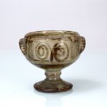 Michael Cardew (1901-1983) at Wenford Bridge Chalice cup brushwork decoration impressed potter's and