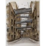 David Gentleman (b.1930) Curlew Street, London 138/195, signed and numbered in pencil (in the