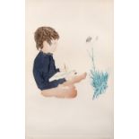 Patrick Procktor (1936-2003) Boy with Carnation 175/500, signed and numbered in pencil (in the