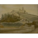 Chris De Moor (1899-1981) Certosa, 1937 signed and dated (lower left) oil on board 32 x 40cm.