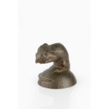 James Gibbons of Wolverhampton Mouse cast bronze with hammered finish 9cm high. Information: Made