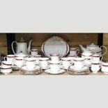 A Royal Albert Holyrood pattern tea and coffee service,