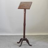 A 19th century oak lectern,