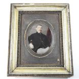 English School, 19th century, photographic portrait of a gentleman, oval,