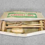 A Jacques croquet set, boxed,