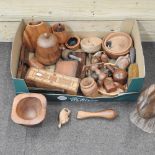 A collection of 19th century and later treen items