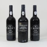 Two bottles of Croft 1994 vintage pot,