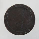 A George III Soho mint cartwheel penny,