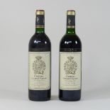 Two bottles of Chateau Gruaud Larose, Grand Cru Classe, 1988,