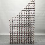 A large wine rack, 102cm,