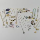 A collection of costume jewellery,